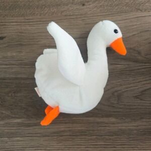 Ty Beanie Baby Gracie the Swan White Plush Bird Style 4126 1996 with Tags